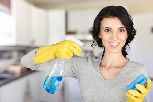 Move in cleaning service preparing a fresh home interior