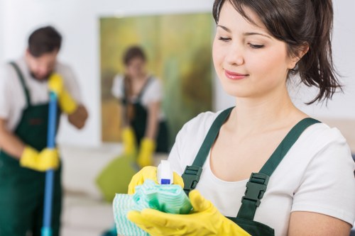 Spotless bathroom prepared for Airbnb guest turnover
