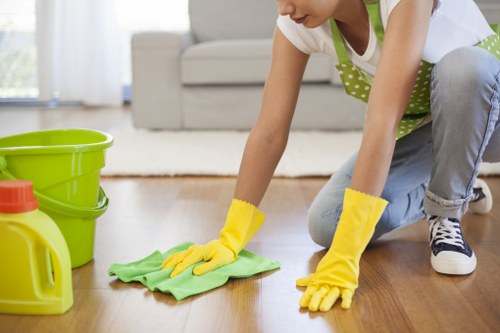 Kitchen and bathroom house cleaning tasks