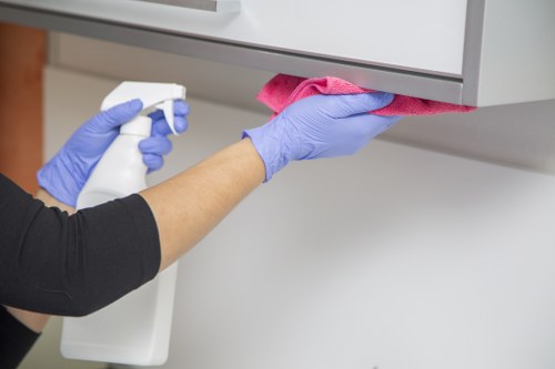 Scheduled office cleaning tasks for a healthy workplace